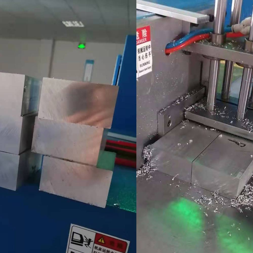 【無錫】用上半自動(dòng)切鋁機(jī)SDY-B400L對(duì)比帶鋸床提高效率，提高產(chǎn)品光潔面