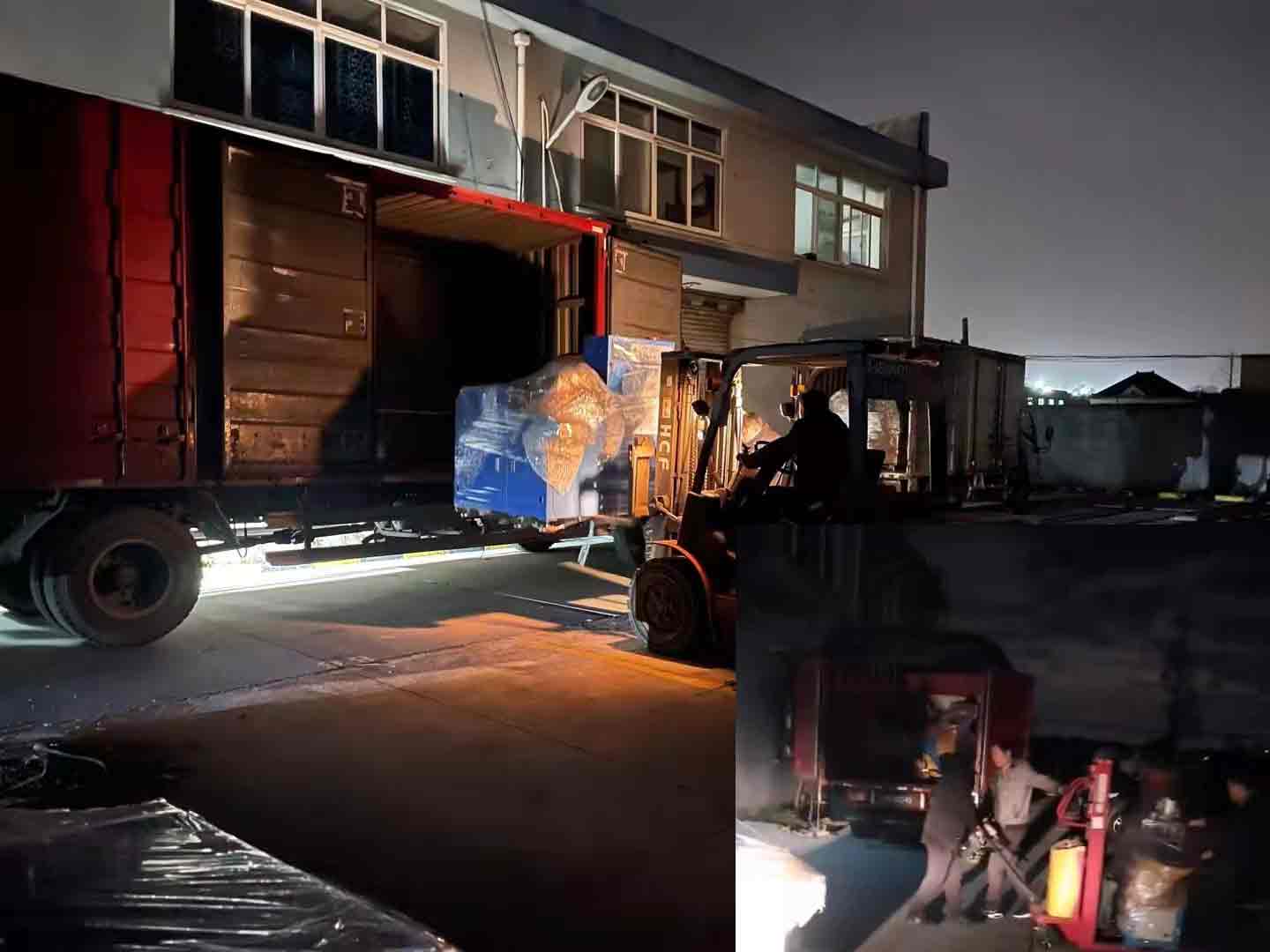 5臺全自動型材切割機各尋其主，又是一個加班發(fā)貨的晚上